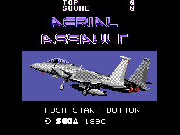 Aerial Assault Title Screen